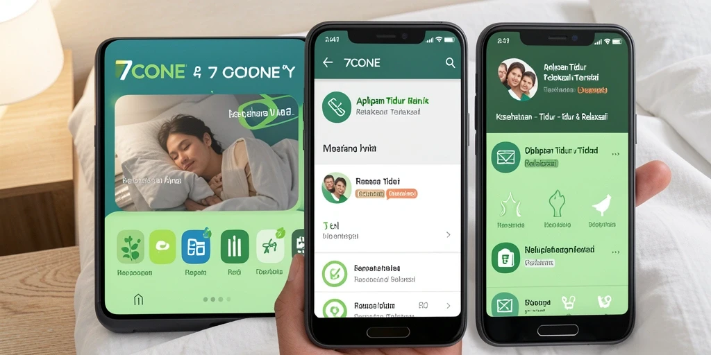 Antarmuka 7CONE yang sederhana dan menarik untuk relaksasi.