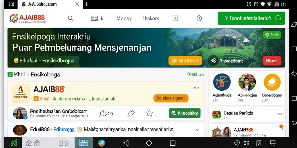 Tampilan antarmuka AJAIB88 yang ramah pengguna.