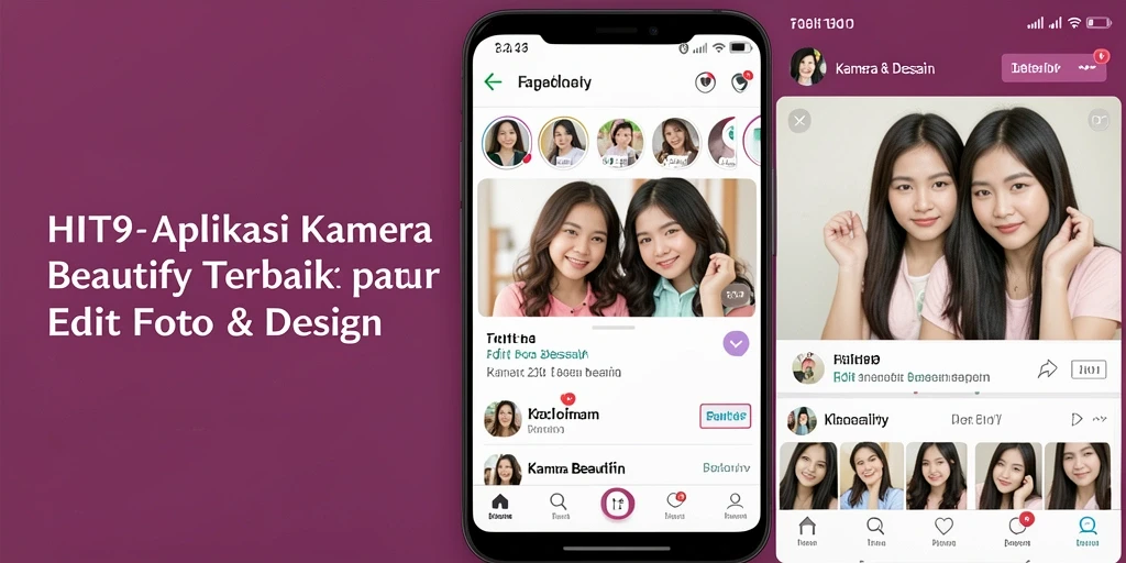 Antarmuka HIT9 dengan fitur Kamera Beautify yang canggih dan mudah digunakan.
