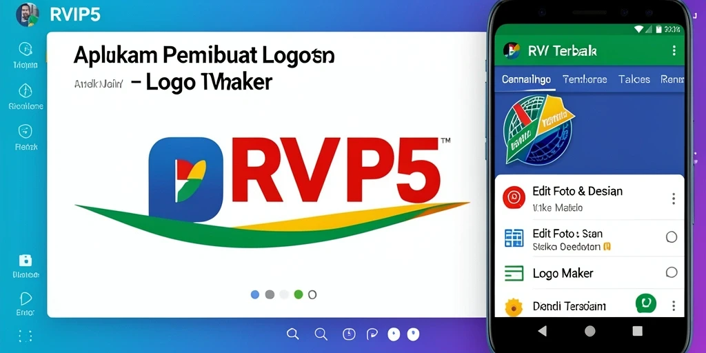 Antarmuka RVIP5 yang sederhana untuk pembuatan logo.