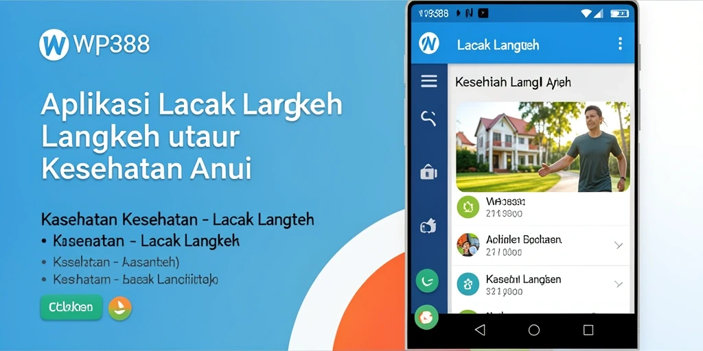 Antarmuka pengguna WP888 menunjukkan fitur Lacak Langkah yang mudah digunakan.